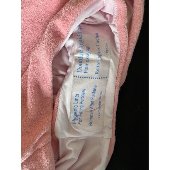 3 for $9 Victoria Secret Swim 2 piece Terry Pink High Waist Under Wire 34DD M - Picture 9 of 11